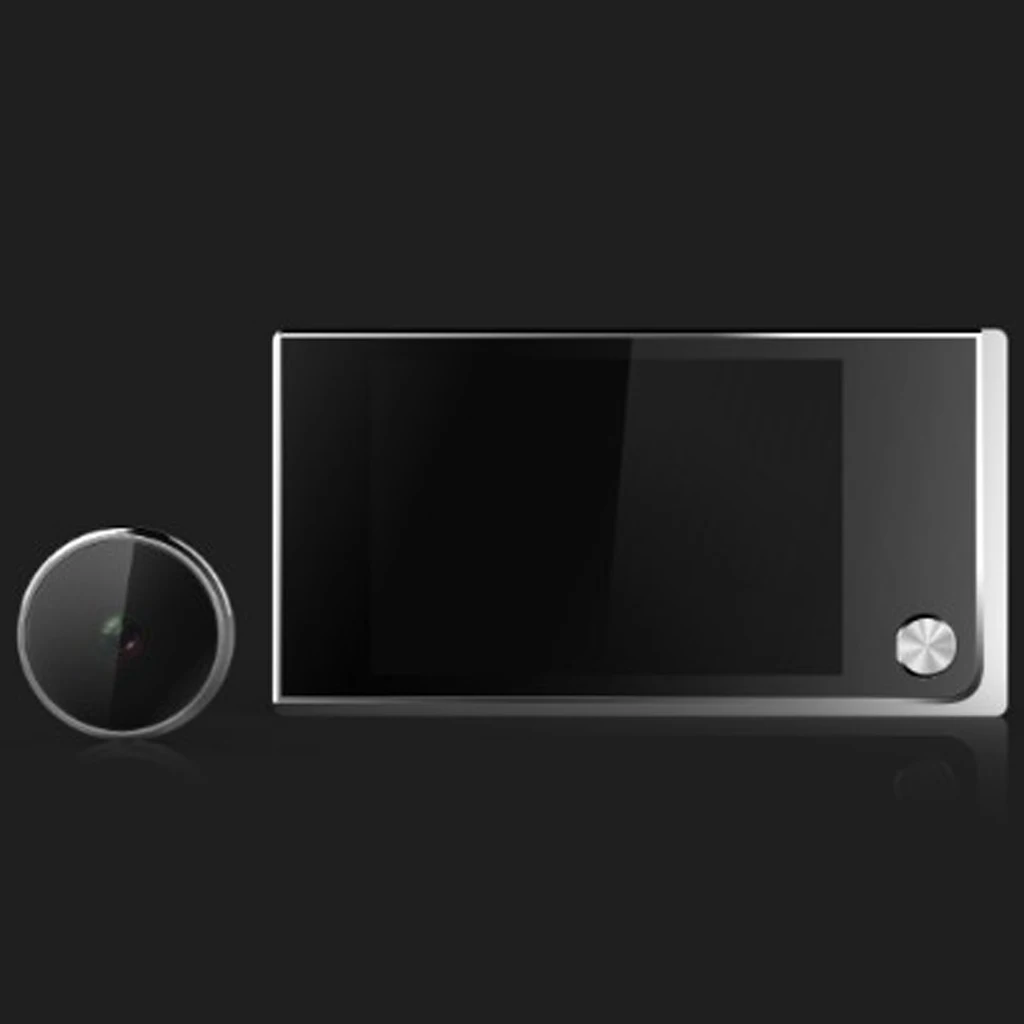 digital color LCD peephole viewer door camera cam security monitor visiable, 120 Wide Degree, Fits Door Width 40-100mm