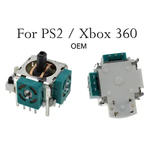 for PS2 XBOX 360 1 шт 3pin 4PIN Замена 3D Аналоговый джойстик палочки для PS3 PS4 xbox 360 PS2 контроллер геймпад для xbox One 3 - Цвет: for PS2 XBOX 360