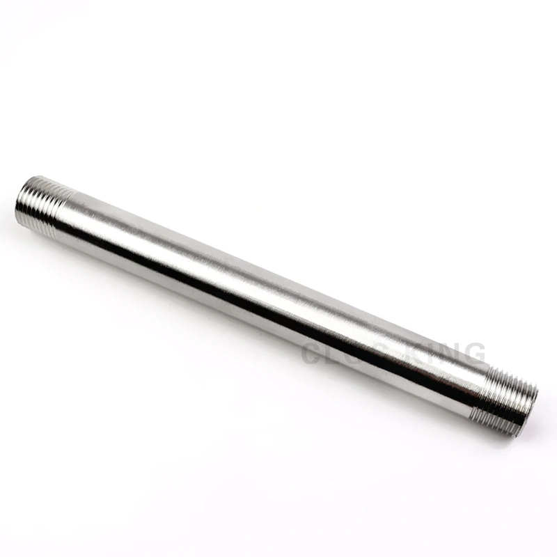 BSP Male Thread Extension Tube Pipe Fitting 304 Stainless Steel 1/8"-1" 100-400mm hose pipe fitting pipe fitting water pipe fitting