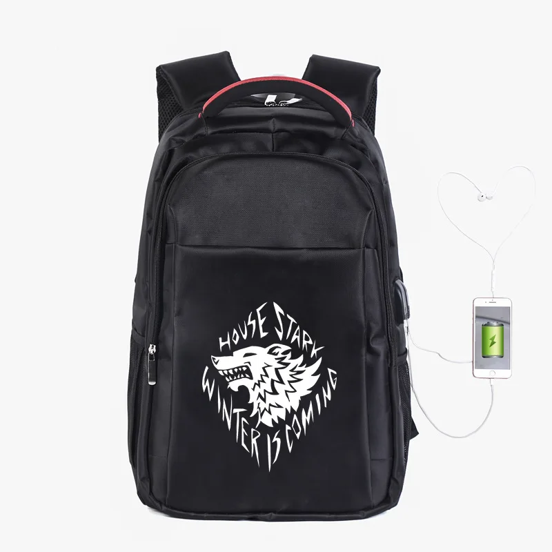 

Game of Thrones of Game Game of Thrones Laptop Backpack USB Back Thick Fabric