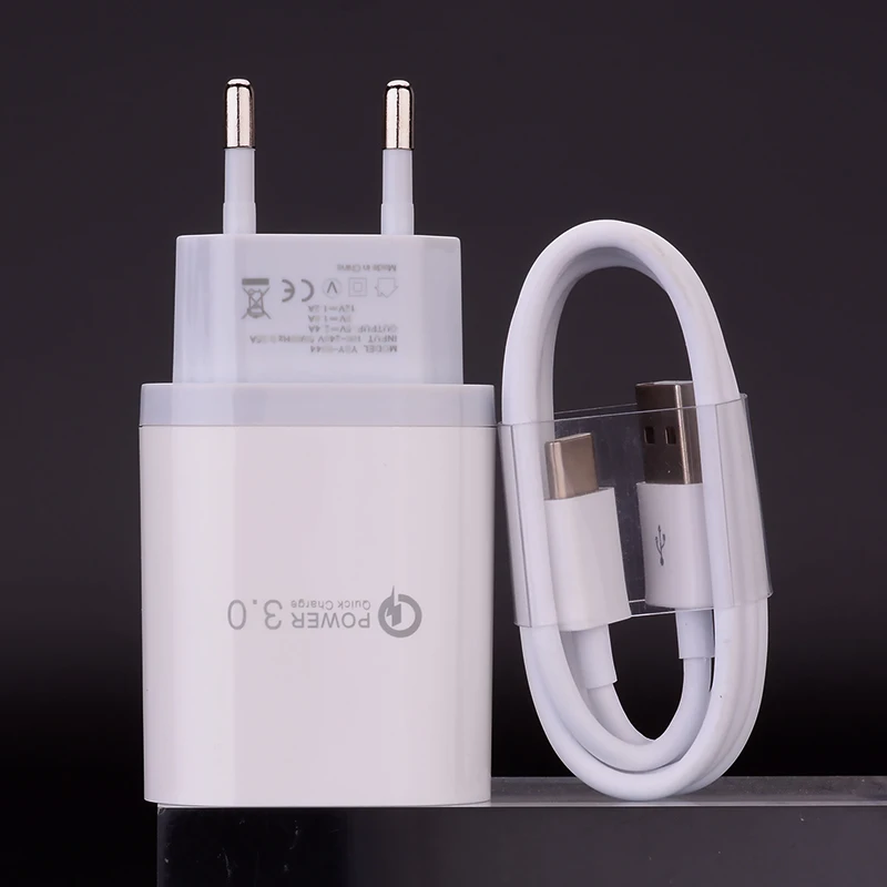 Быстрое зарядное устройство QC 3 0 переходник с USB-разъемом кабель Micro usb для Samsung A50 A7