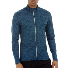 Мужская куртка, зимняя эластичная футболка на молнии для фитнеса, тренажерного зала, для бега, бега, баскетбола, быстросохнущие облегающие топы, Прямая поставка#0808