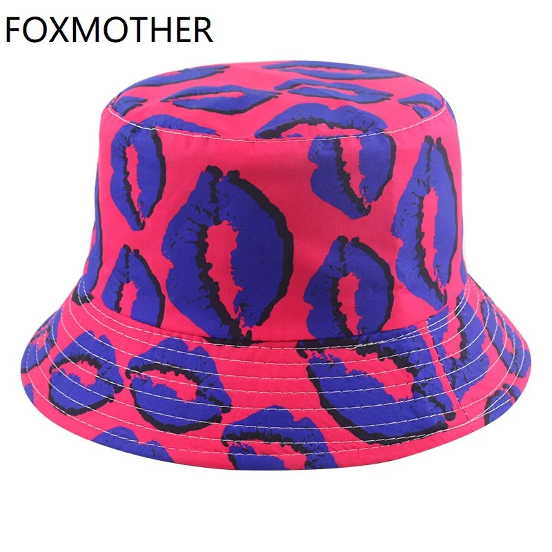 Womens Pink Bucket Hat Blue Bucket Hat Women Foxmother Bucket Hat