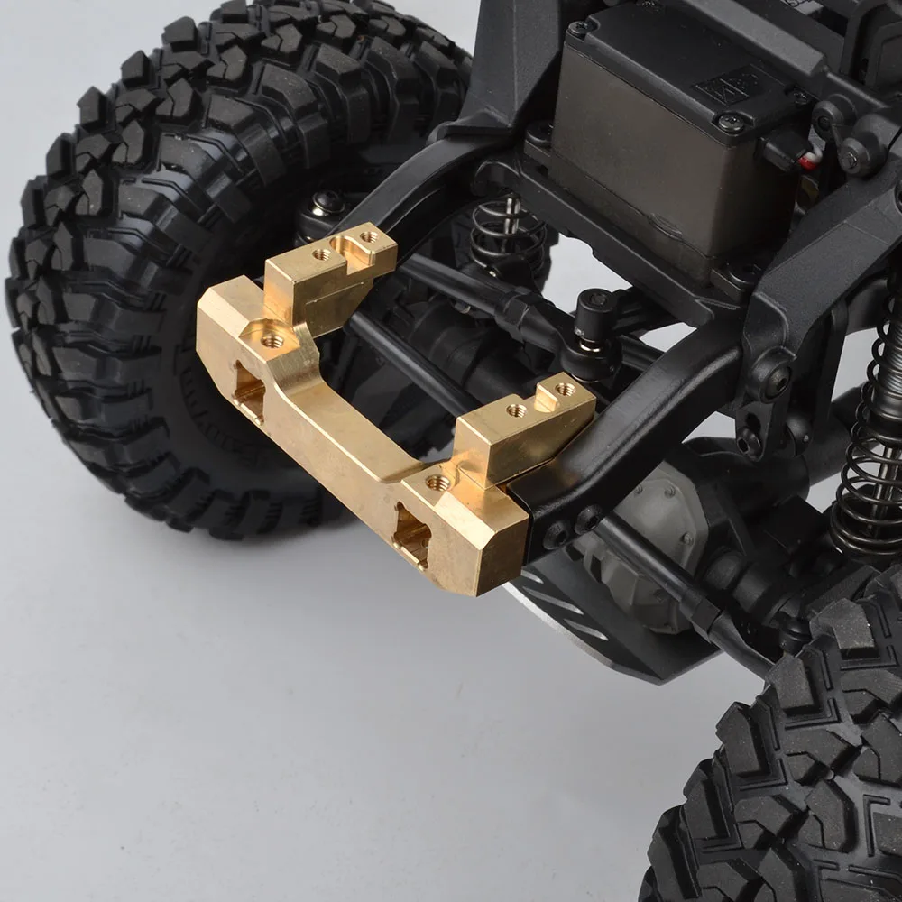 Brass Front Bumper Mount Servo Stand for 1/10 RC Crawler Car Traxxas