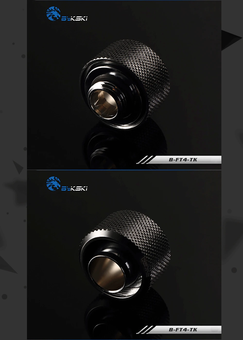Bykski B-FT4-TK, 1/" ID* 6/8" OD 13x19 мм Мягкая трубка фитинги, G1/" фитинги для мягких труб