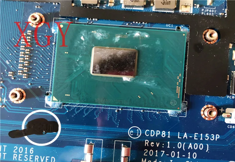 CN-02HT8M 2HT8M для Dell 3520 материнской платы ноутбука CDP81 LA-E153P SR32Q i7 7700HQ материнской платы ноутбука ПК 1 order100% Тесты ОК