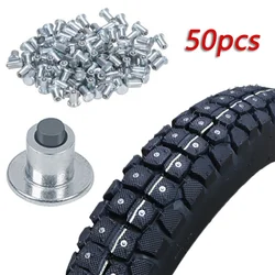 Crampons antidérapants universels pour moto et vélo, semelles de chaussures, clous, neige, hiver 
