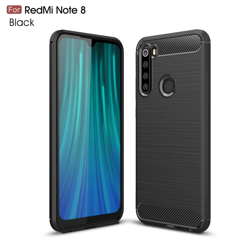 Матовый чехол из ТПУ для redmi note8 note7 силиконовая Мягкая задняя крышка note6 тонкий