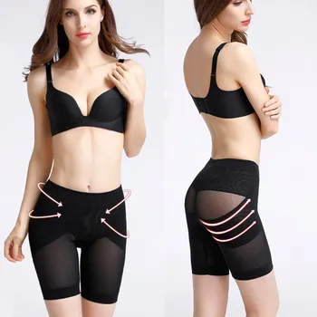 

Women's Shapers Mesh Sexy Control Panties Intimates Pelvis Correction Slimming Underwear Postnatal Abdomen Shorts Leggings