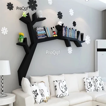

Ngryise 1 Set wood tree shape shelf length 120cm 6 color choice