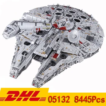 

DHL 05132 8445pcs Star Wars Destroyer Millenniums Model Building Blocks Bricks Compatible Legoeds 75192 Gifts Toy Decoration