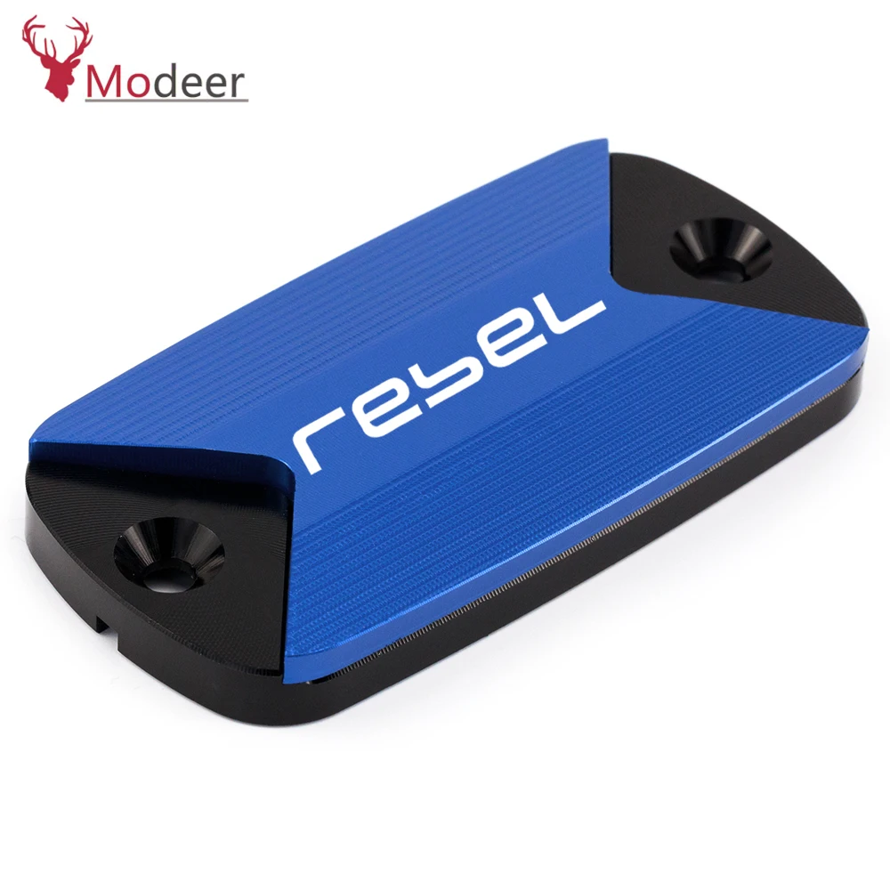 FOR Honda Rebel 300 Rebel 500 REBEL300 REBEL500 2017 Motorcycle CNC Front Brake Fluid Reservoir Cap Cover (16)