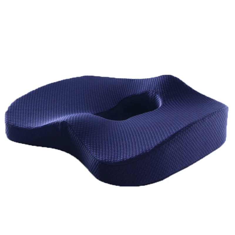 navy coccyx pillow 2 шт./компл. эргономичный дизайн поясничной Поддержка подушка для копчика пены памяти средства ухода за кожей Шеи из дышащего материала; прекрасно сидит по форме тела кривой Детские копчик Подушечка Для Снятия Боли - Цвет: navy coccyx pillow