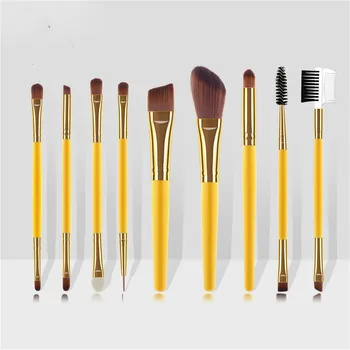 

2020 9Pcs Professional Makeup Brushes Set Powder Blush Foundation Eyeshadow Make Up Brushes Eyeliner Eyebrow Cosmetic Conjuntos