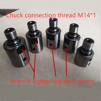 

8mm 10mm 12mm 14mm 15mm 16mm 19mm adapter M14*1 Connecting rod Connector Bushing For woodworking chuck Lathe Bench Mill DIY