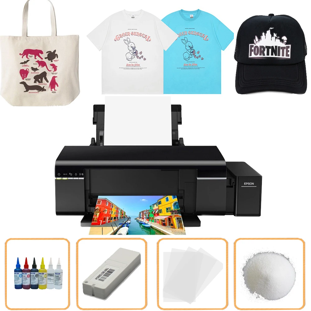 Encre à Sublimation pour imprimante Epson, 100ML, L800, L805, L1300, L1800,  1390, 1410, R270, R290, transfert thermique vers T-shirt, masque, tasse