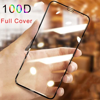 

Protective Glass On iPhone 7 8 6 6S Plus 5 5S SE Tempered Glass for iPhone X XR XS 100D Screen Protector for iPhone 11 Pro Max