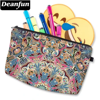 

Deanfun Elegant Mandala Printed Small Makeup Bag Fantastic Roomy Waterproof Polyester Cosmetic Bag Travel Bag D51558