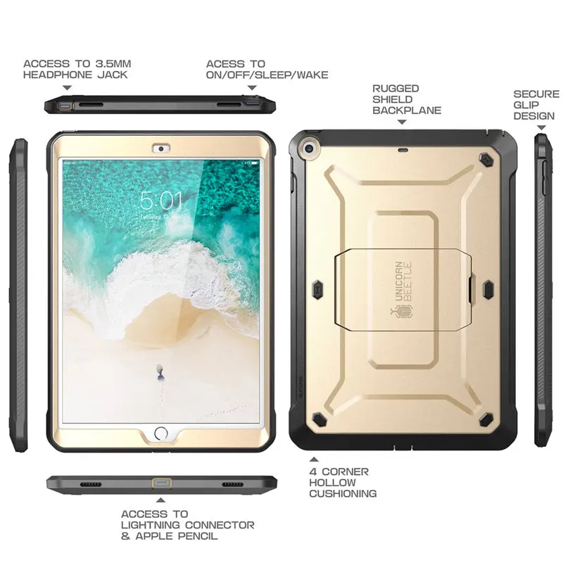 capa resistente para ipad com proteção de tela para cobertura