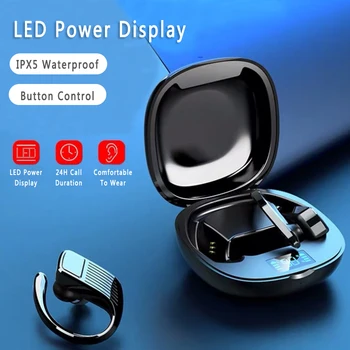 

Bluetooth 5.0 Headset TWS Wireless Earphones Earbuds Stereo Intelligent Noise Reduction Headphones Ear Hook