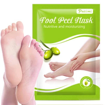 

4Pack Foot Mask for Pedicure Socks Legs Foot Peeling Mask Moisturizing Anti Crack Heel Feet Mask Dead Skin Remover Care