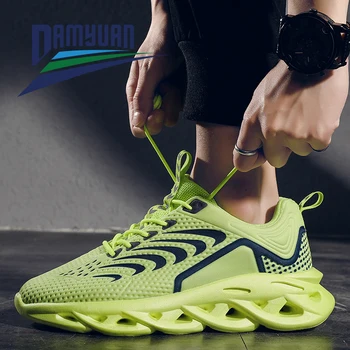 

Damyuan Running Shoes 2020 New Glow At Night Summer Men's Sports Shoes Comfortable Fashion Non-slip Wear-resistant Men Sneakers
