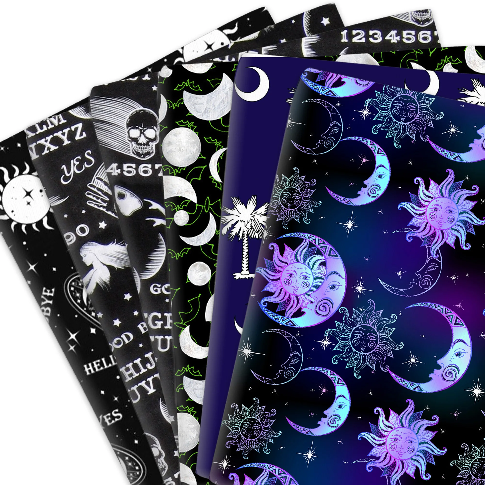 50*145 см Moon Star Suns 100% чистый хлопок полиэстер хлопчатобумажный материал лоскутное
