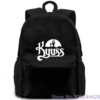 

New KYUSS Metal Rock Band Logo Men's Black Size M L XL 2XL Fashion Logo Printing Retro backpack