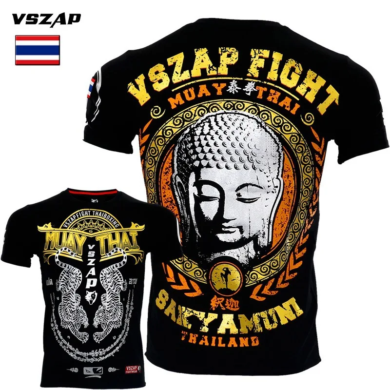 

MMA Shirt Cotton Muay Thai Jersey Boxing Muaythai T Shirt Gym Fitness Rashguard Jiu Jitsu Sanda Kickboxing Boxeo Training Top