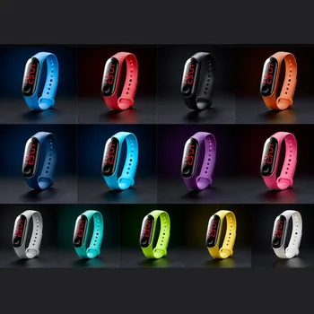 

Men Women Casual Sport Watches LED Digital Clock Sensor Light Waterproof Wristwatch Montre Femme Homme Relogio Masculino