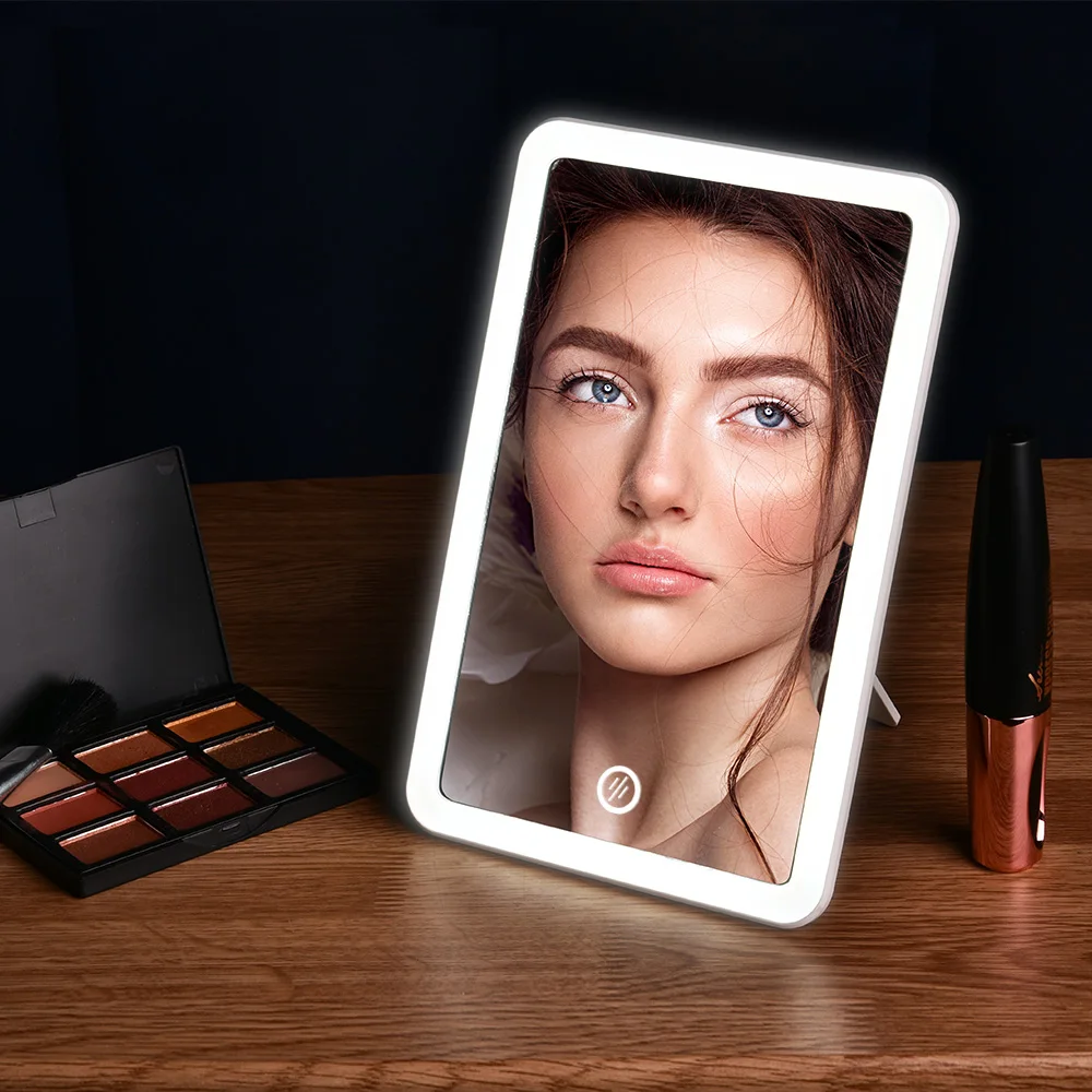 Makeup Mirror with Light USB Touch Dimmer Table 3 1