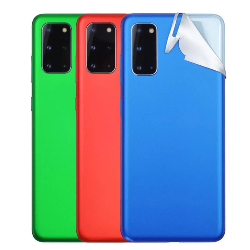 Ice Film For Samsung Galaxy S Ultra S Full Wrap Skin Back Cover Note 10 Plus Note10 Vinyl Sticker Film Change Color Sticker Phone Pouches Aliexpress