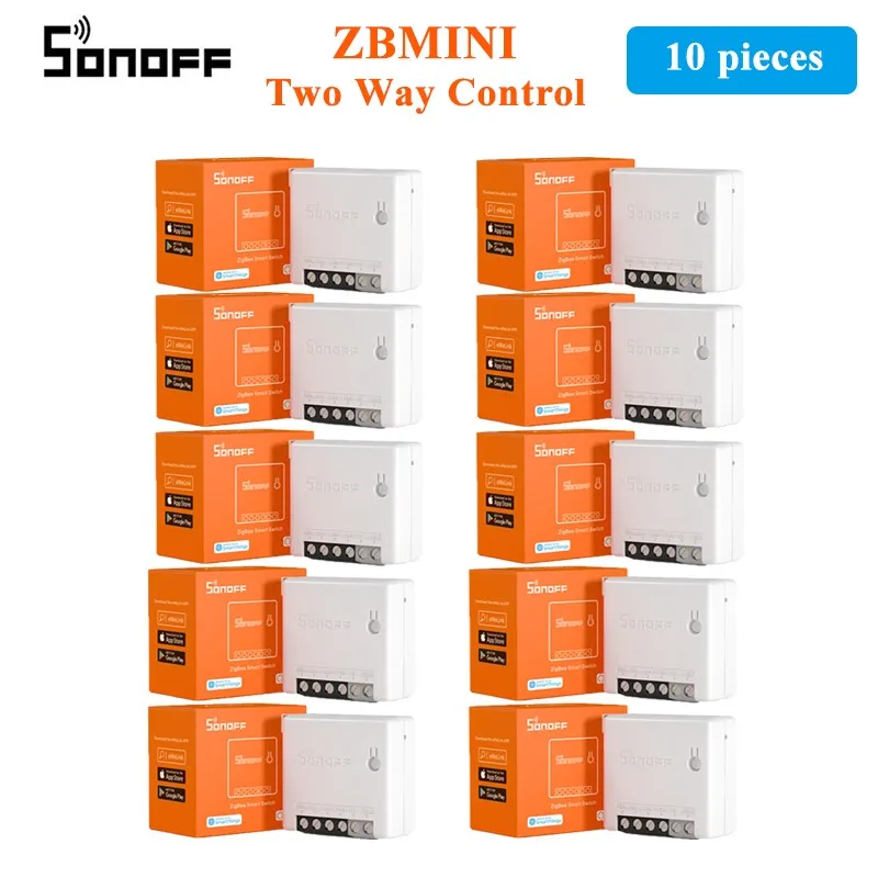 SONOFF ZBMINI Zigbee 3.0 Mini Smart Switch DIY Two Way Module eWelink APP Control ZBBridge Required Work with Aelxa Google Home 