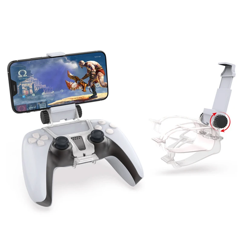 

Stand For Sony Playstation Play Station PS 5 PS5 Controller Gamepad Control Mobile Phone Support Holder Accessories Cellphone