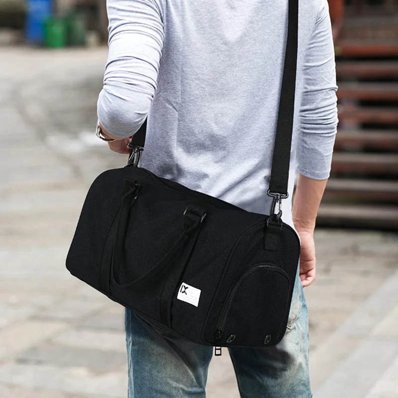 

New Style Fashion Sports Bags Large-Volume Gym Bag Outdoor Business Travel Bag Multi-Pocket Can Put Shoes