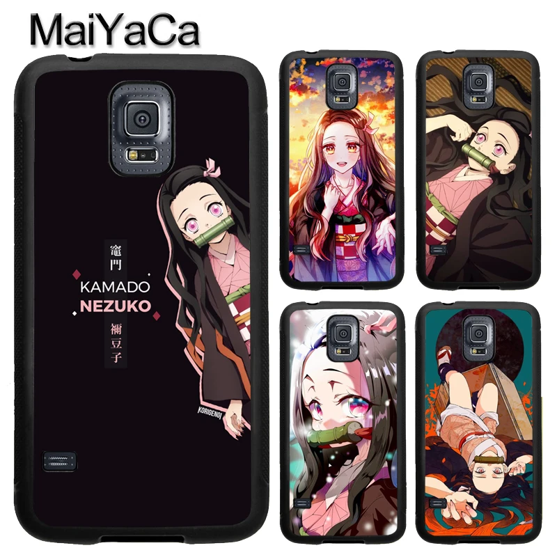 

MaiYaCa Netsuko Kimetsu no yaiba Phone Case For Samsung S4 S5 S6 S7 edge S8 S9 S10 Plus Note 8 9 4 5 TPU Capa Para
