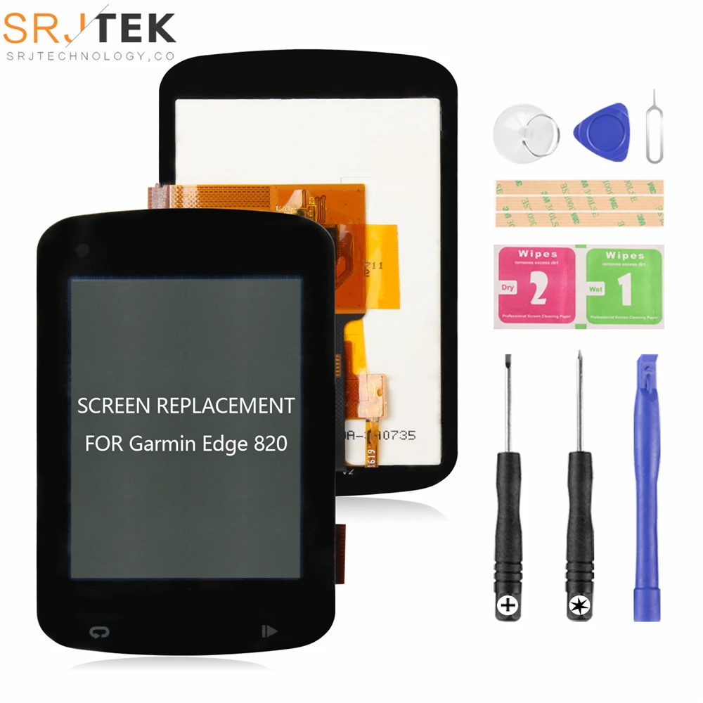 Per Garmin Edge 820 Display Lcd Touch Screen Digitizer Sostituzione Gruppo Per Garmin 820 Con Pannello Sensore In Vetro Riparazioni Gps
