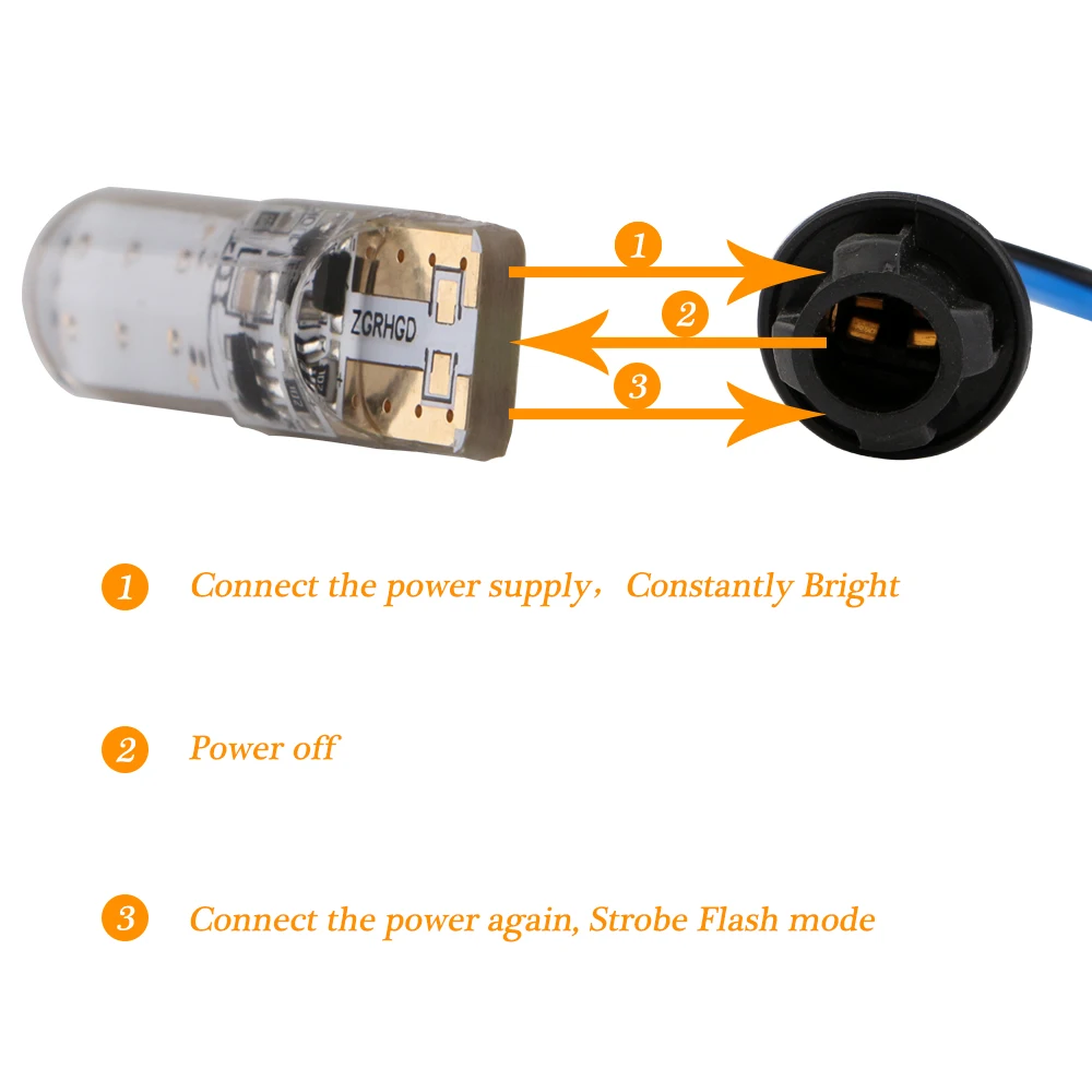 10X w5w 12V COB 12SMD T10 кремнезем постоянно яркий+ стробоскоп мигающий сигнал Автомобильный светодиодный светильник поворота белый автоматический светильник две модели белый