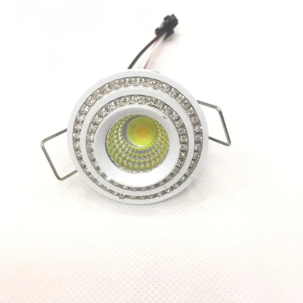 5Stück 3 W светодиодный мини Einbauleuchte круглый verstellbarer пятно Deckenlampe 230 V светодиодный-Schrankleuchte