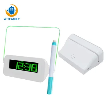 

Student Alarm Clock Desktop Clock Birthday Gift Creative LED Electronic Clock Fluorescent Screen Message Board Clock