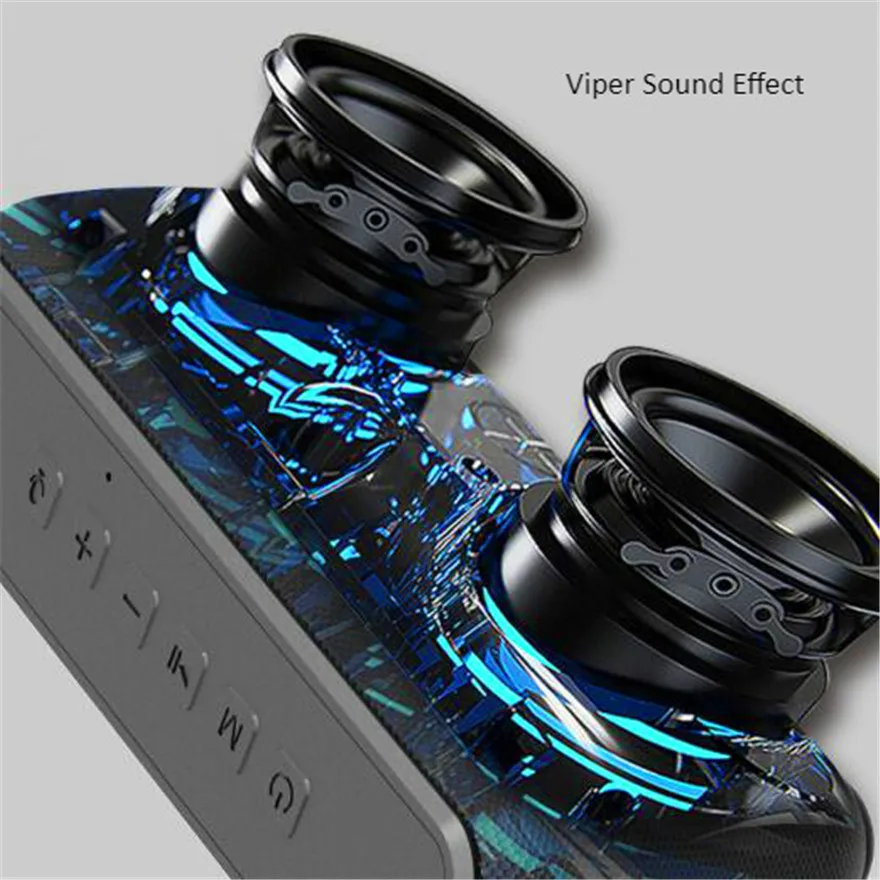 Портативная звуковая колонка Bluetooth 50 Вт Hi Fi панель сабвуфер водонепроницаемая