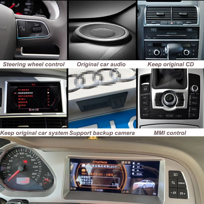 For Audi A6 A6L C6 4F 2005~2011 Car Android Multimedia Player Autoradio Radio Stereo GPS Navigation Carplay Video player