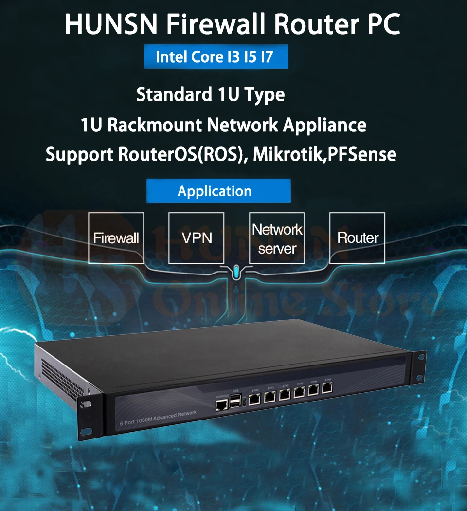 Boost your network security with the ARS11 1U Rackmount Intel Firewall Router. Choose from I3/I5/I7 processors, featuring 6 Intel Gigabit LAN ports. Description Image.This Product Can Be Found With The Tag Names Barebone Mini PC, Computer Office, Rackmount