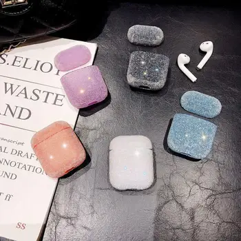 

Cute Glitter Frosted Earphone Protective Full Cover Cover 3pro Case For Airpods Dustproof 2 Charging Waterproof Protective G3B3