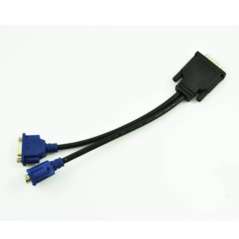 DMS-59 Pin to 2 Dual VGA 15 Pin Female Splitter Кабель-адаптер
