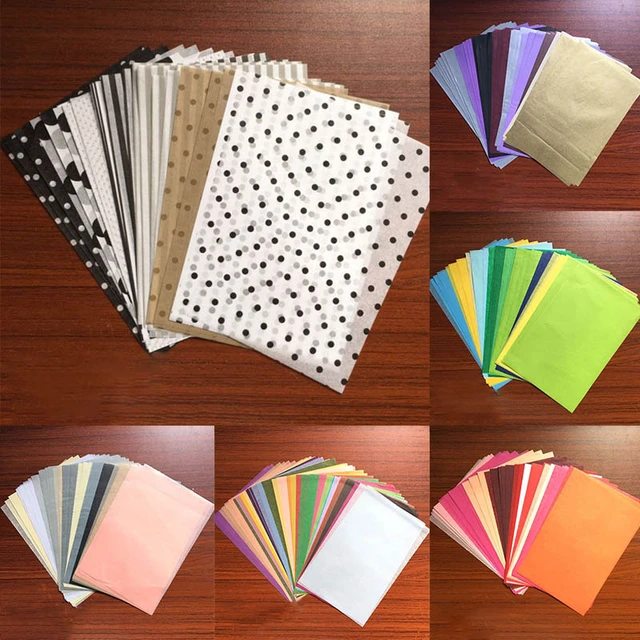 100 Sheets 66 x 50cm Tissue Paper for Gift Bags Christmas Tissue