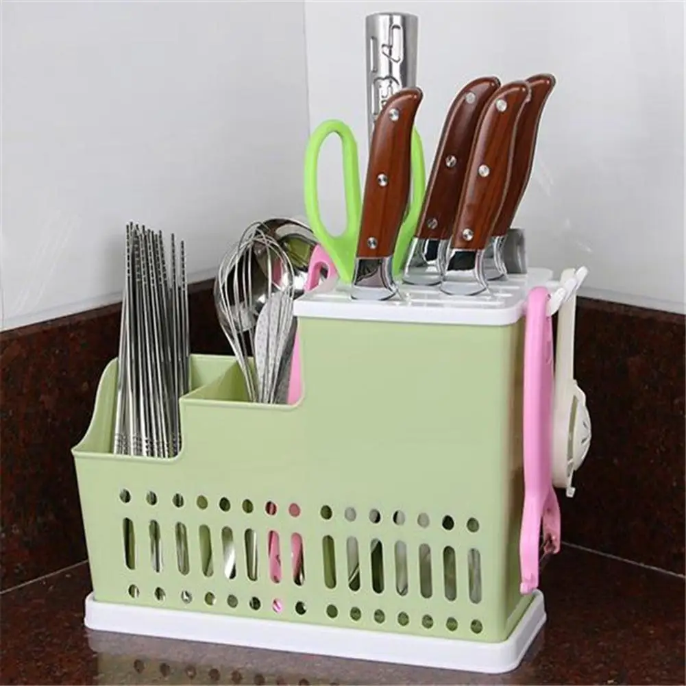 Подставка для кухни полый стеллаж сушки палочек ножей вилок посуды кухонный