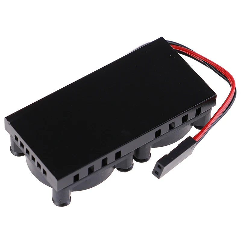 Двойной вентилятор охлаждения кулер радиатор подходит для Raspberry Pi 3 3B Plus для Raspberry Pi 4 двойной вентилятор с радиатором система охлаждения
