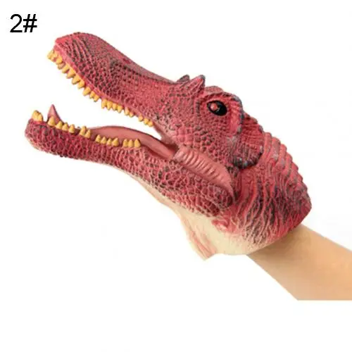Red Spinosaurus Моделирование динозавра Рождество Bday Рождество декор Хэллоуин маска ручной Новинка& кляп игрушки приколы и шутки ребенок подарок вечерние театры детей - Цвет: Red Spinosaurus