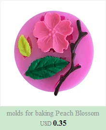 Силиконовые формы в форме цветка для мыла, 3d формы для выпечки шоколада, украшения торта, все для кухонных аксессуаров F727
